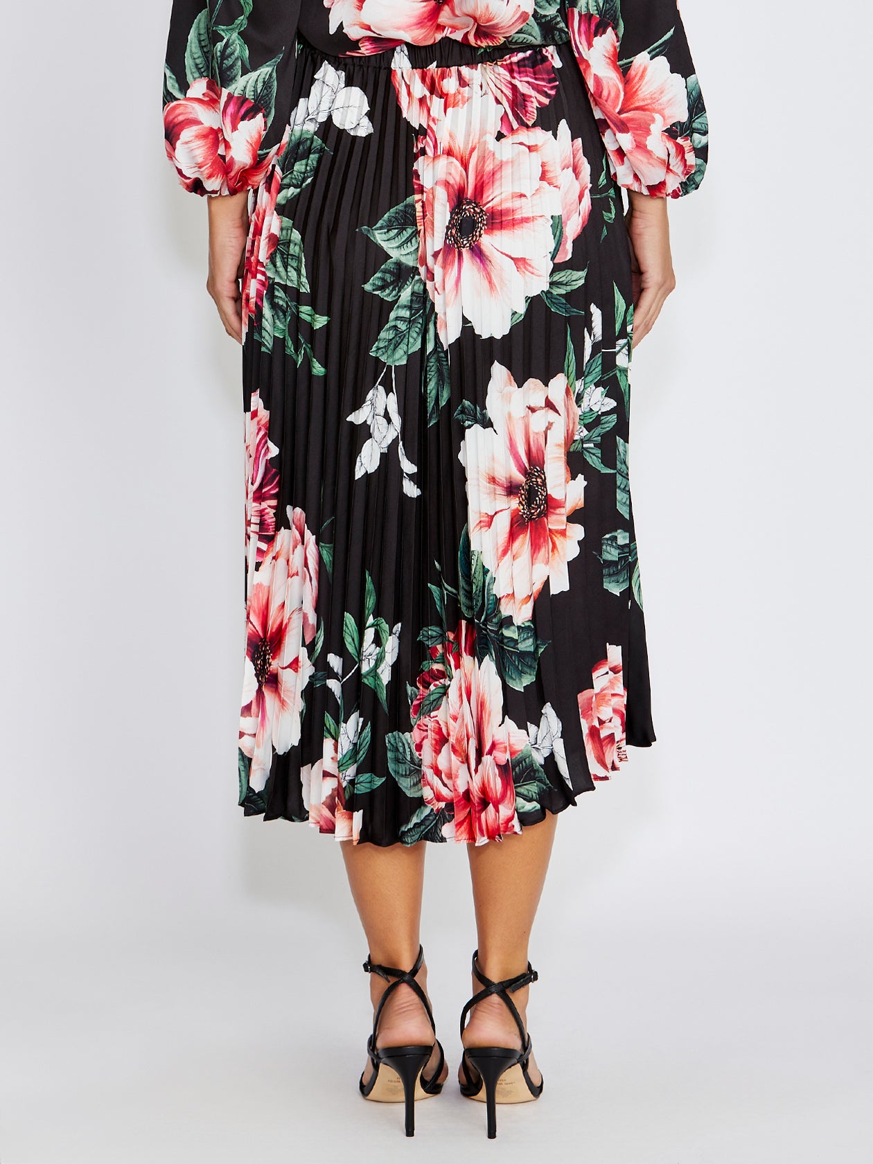 Hadley Floral Pleated Skirt