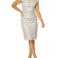 Venetia Pearl Sequin Lace Dress