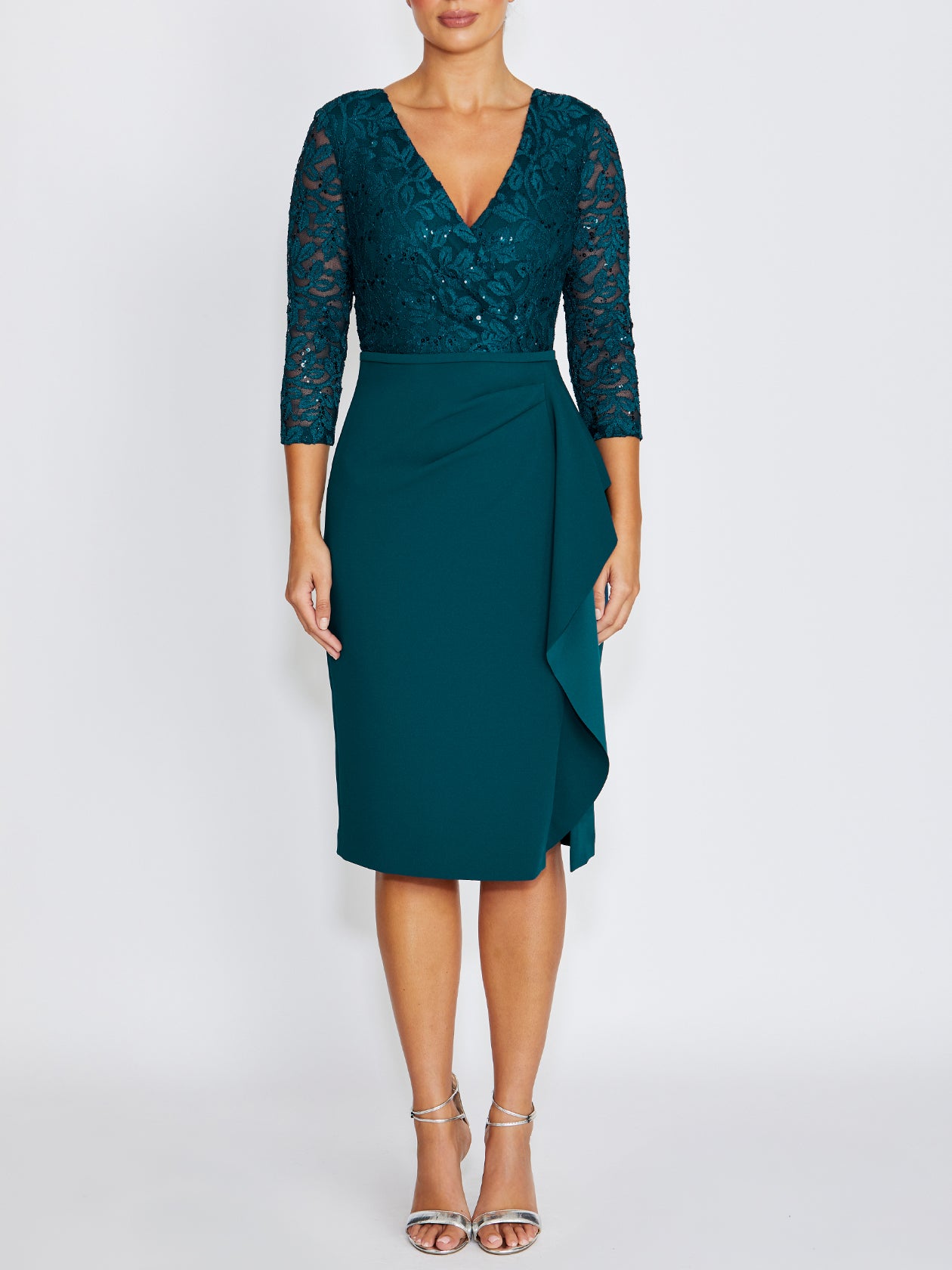 Lyndal Dark Teal Dress