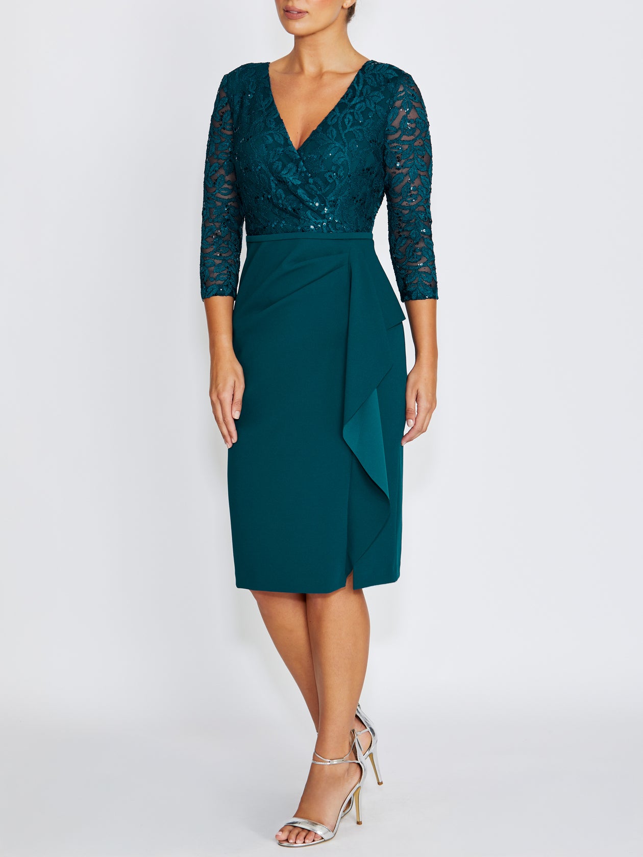 Lyndal Dark Teal Dress