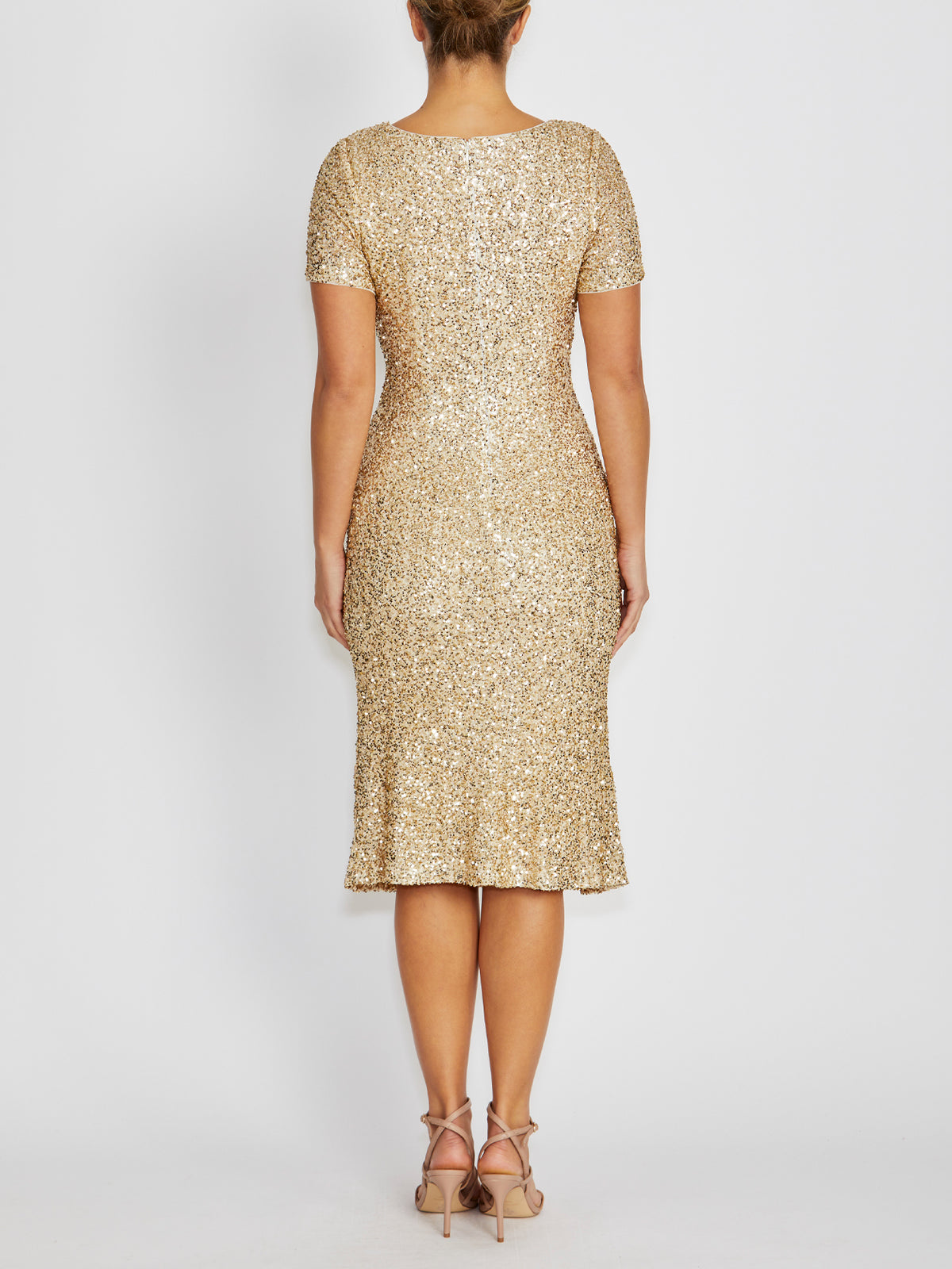 Tilly Champagne Sequin Dress