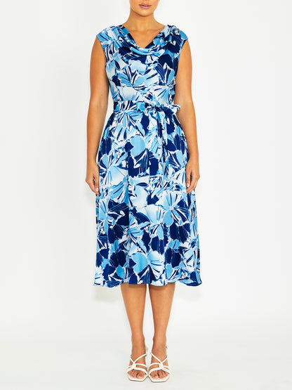 Carina Glacier Silk Dress