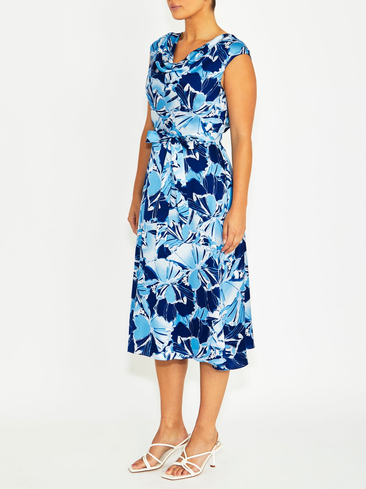 Carina Glacier Silk Dress