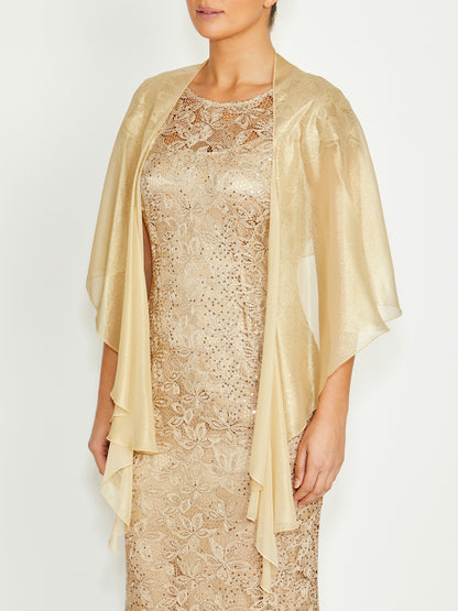 Champagne Silk Shrug