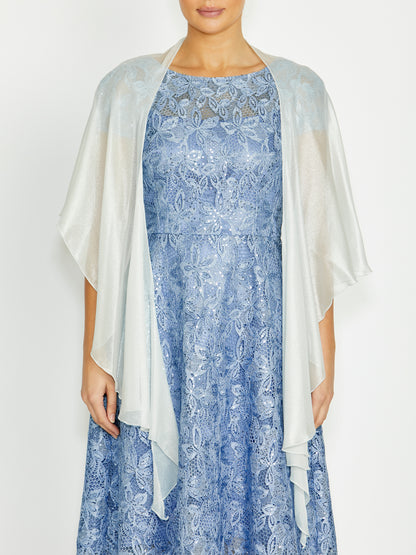 Silver Silk Shrug