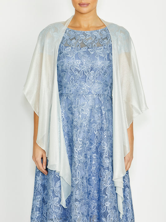 Silver Silk Shrug