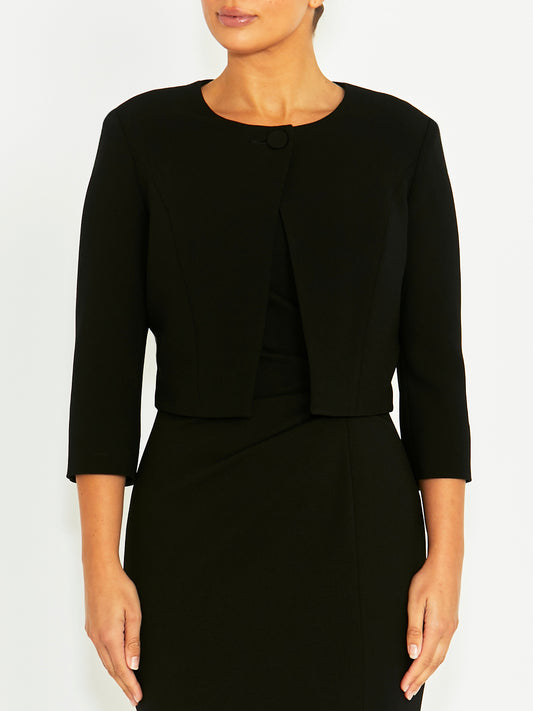Jackie Black Single Button Jacket
