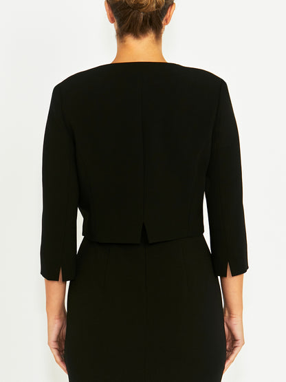 Jackie Black Single Button Jacket