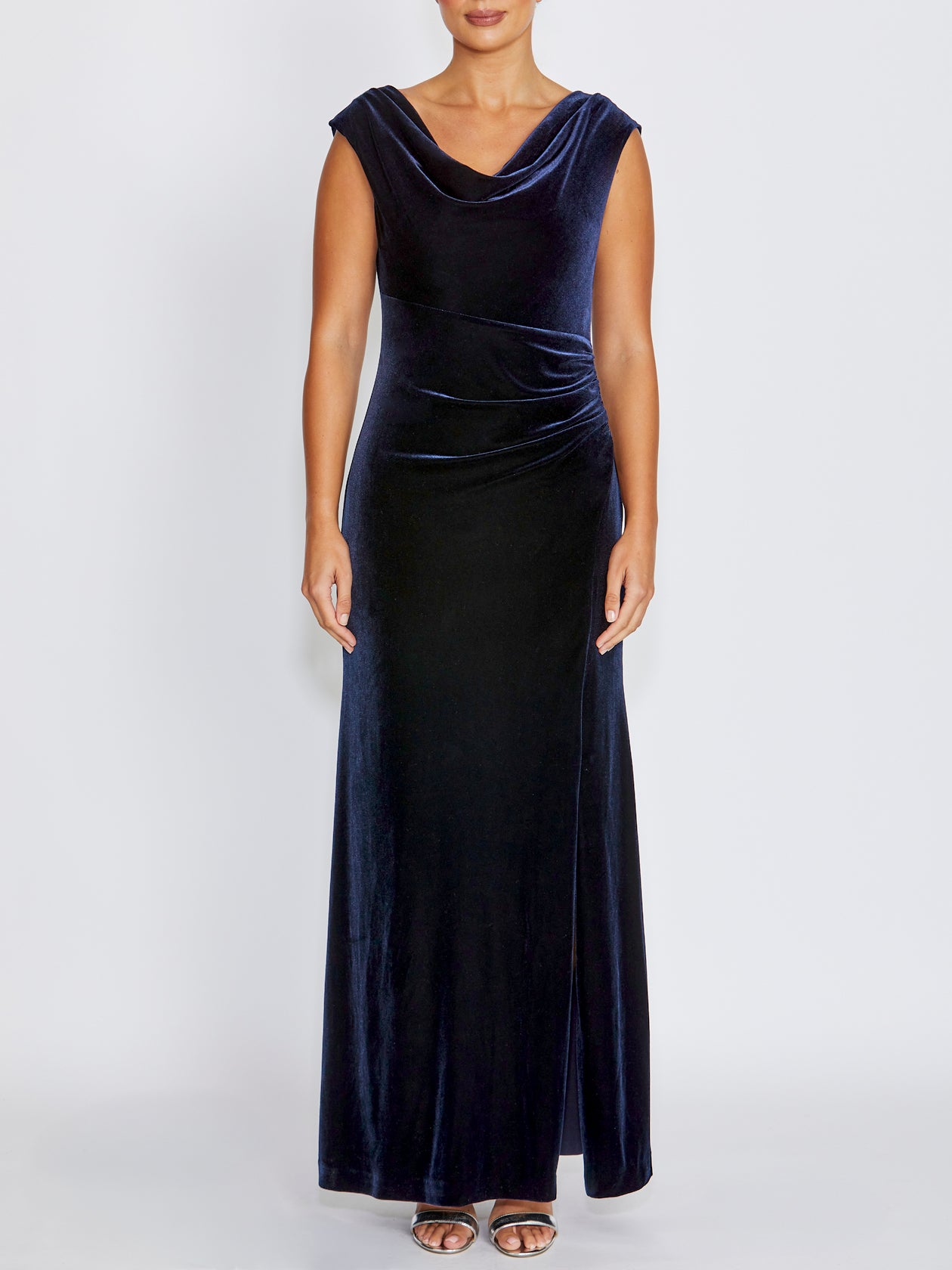 Zhara Velour Gown