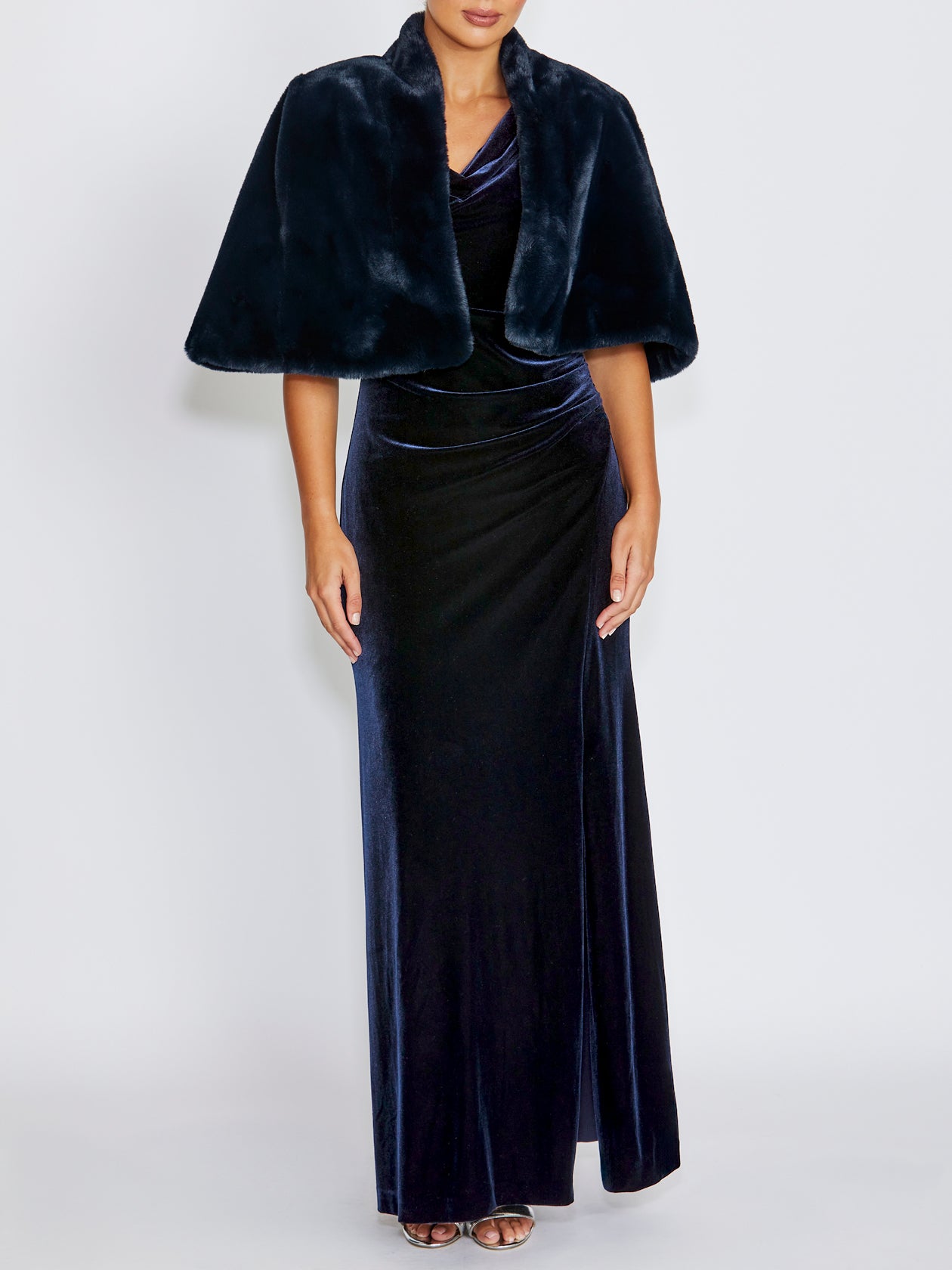 Zhara Velour Gown