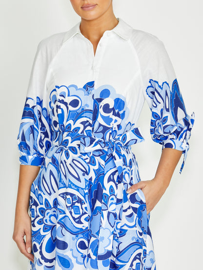 Roberta Cotton Shirtdress