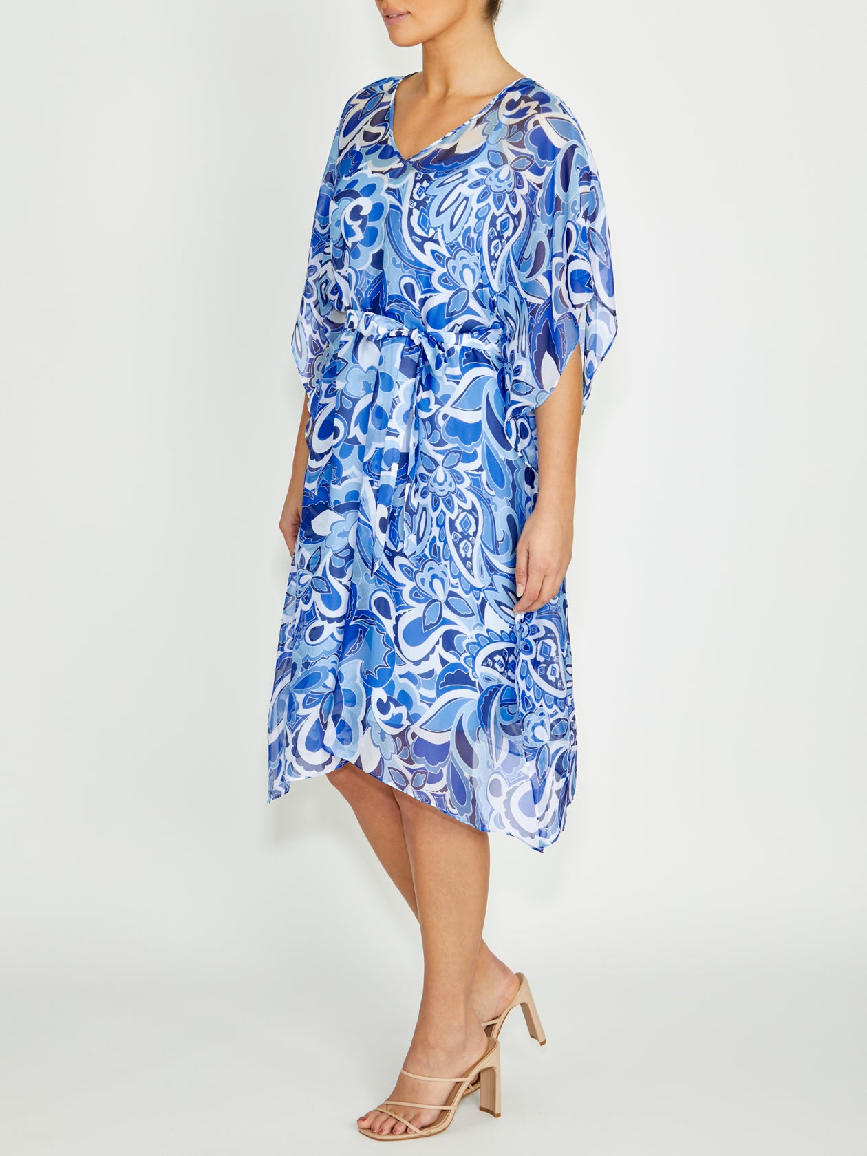 Marina Moonlight Silk Dress