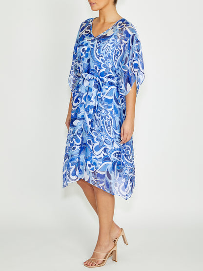 Marina Moonlight Silk Dress