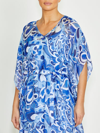 Marina Moonlight Silk Dress