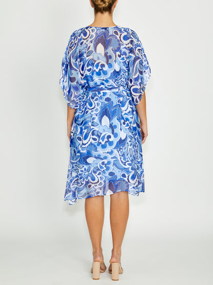 Marina Moonlight Silk Dress