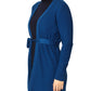 Blanca Blue Ribbed Cardigan