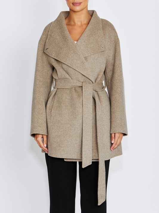 Leora Nutmeg Wool Coat