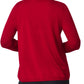 Gwen Red Funnel Neck Sweater
