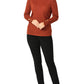 Blair Rust Turtleneck Sweater