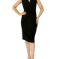 Black Crepe Shift Dress | Anthea Crawford