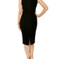 Black Crepe Shift Dress | Anthea Crawford