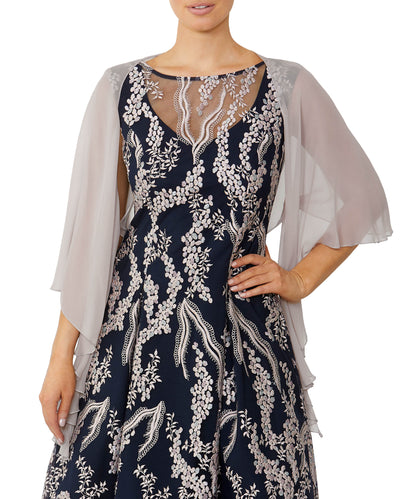 Whisper Silk Draped Shrug