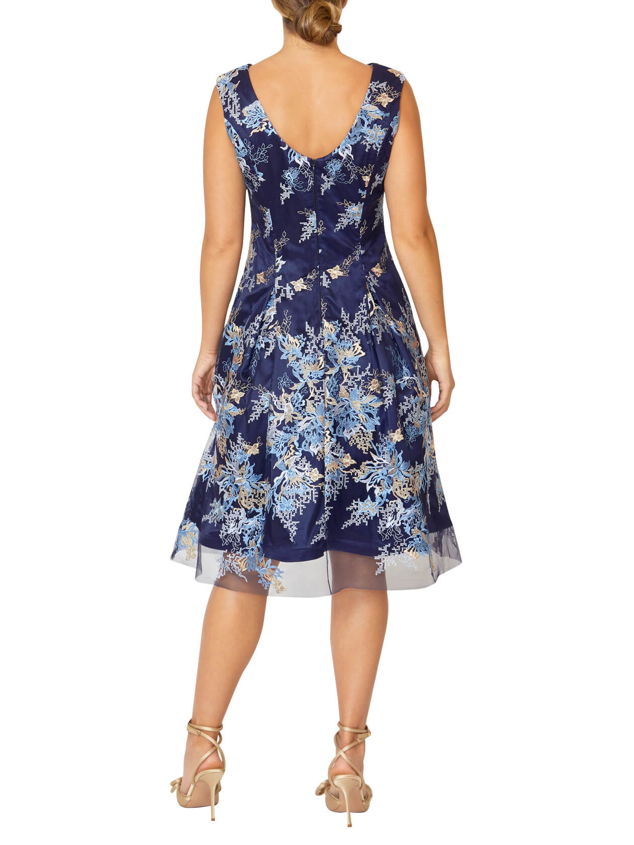 Ophelia Blue A-Line Dress