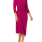 Loren Fuchsia Pink Jersey Dress