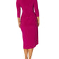 Loren Fuchsia Pink Jersey Dress