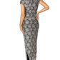 Helena Porcelain Stretch Lace Gown