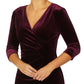 Capitol Plum Velour Dress