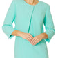 Jackie Misty Blue Single Button Jacket