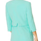 Jackie Misty Blue Single Button Jacket