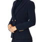Vanessa Navy Blue Double-Breasted Jacket