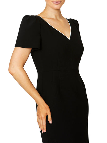 Livinia Black & Ivory Dress