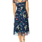 Leila Navy Floral A-Line Dress