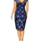 Catherine Blue Embroidered Dress