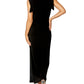 Hebe Black Jersey Gown