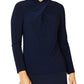 Diana Navy Blue Jersey Top