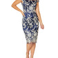 Catherine Navy & Ivory Shift Dress