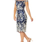 Catherine Navy & Ivory Shift Dress